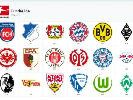 Vereine 1. Bundesliga Saison 2024 / 2025